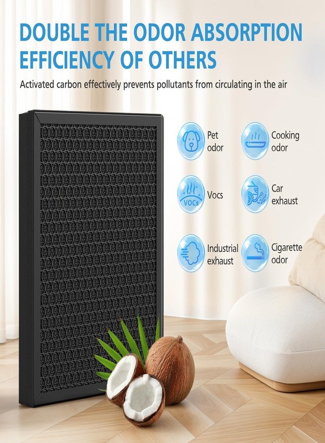 إيزينجو فلتر بديل متوافق مع ماكينات التنظيف DAYETTE و FRESHDEW AP303/AP304، نظام ترشيح 3 في 1 مزود بفلاتر كربون نشط للغبار ووبر الحيوانات الأليفة (الفلتر الأصلي). - Image 4