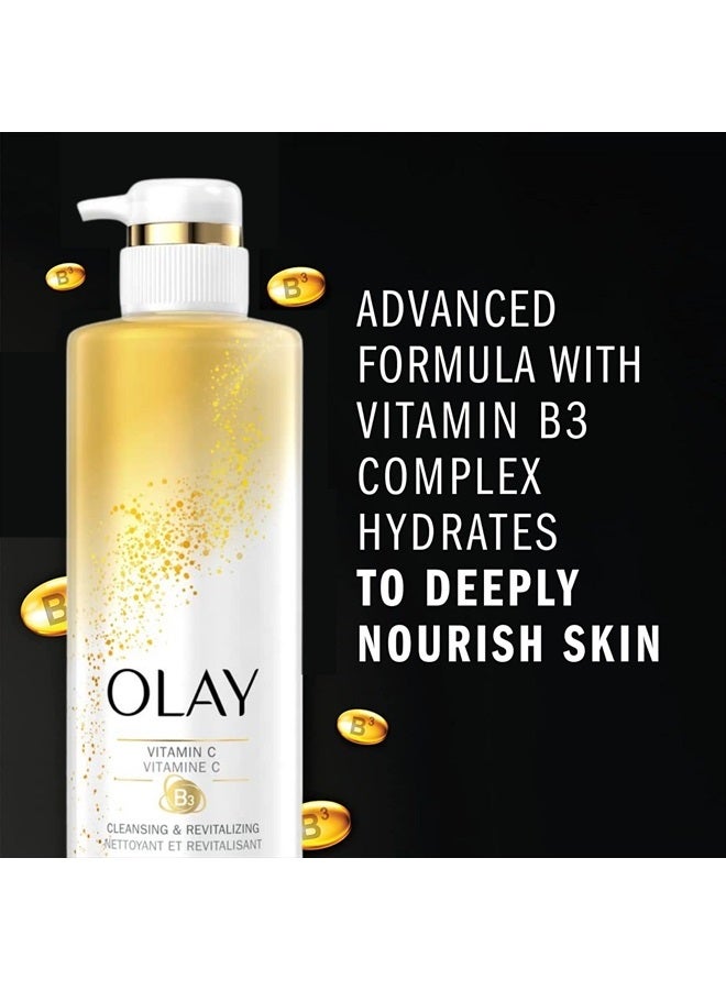 Olay cleansing & nourishing body wash with vitamin b3 and vitamin c 20 fl oz Pack of 4 - Image 3