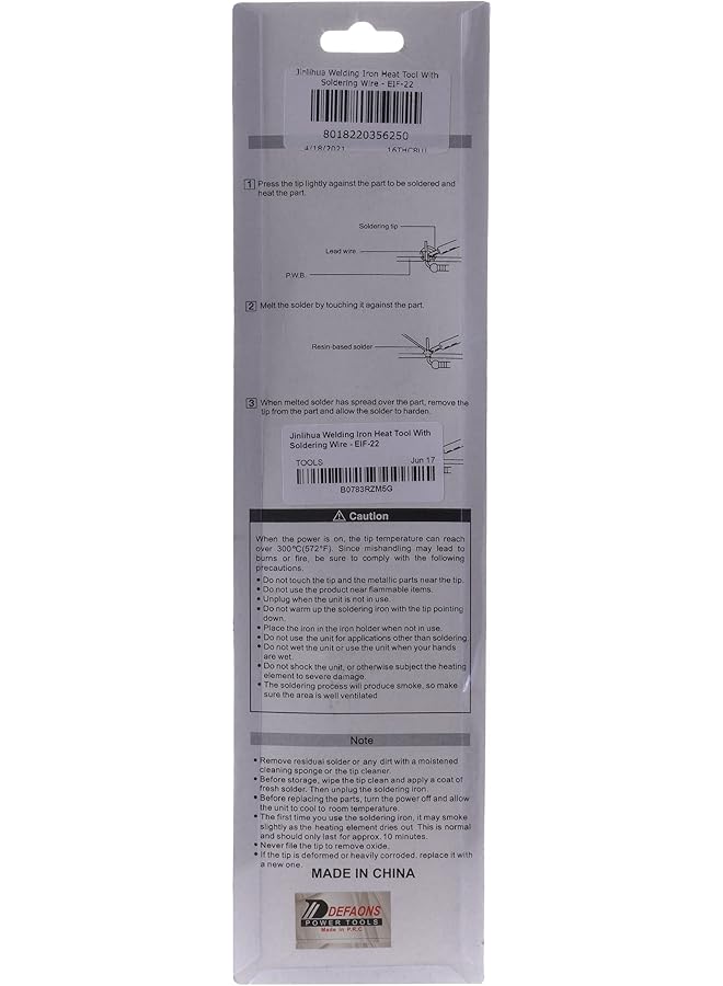erorex Welding Iron Heat Tool With Soldering Wire Eif 22 - Image 2