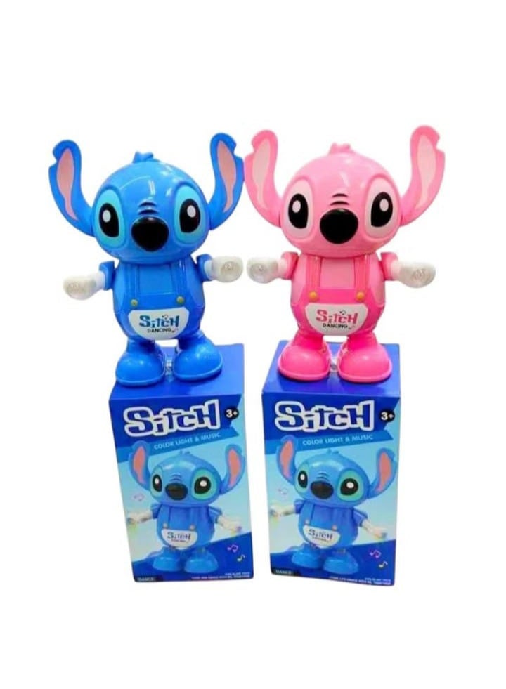 Stitch Dancing Toy with Colorful Lights and Real Motion Recording (Blue) - Image 3