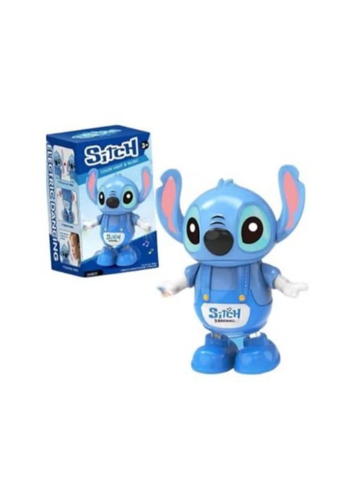 Stitch Dancing Toy with Colorful Lights and Real Motion Recording (Blue) - Image 1