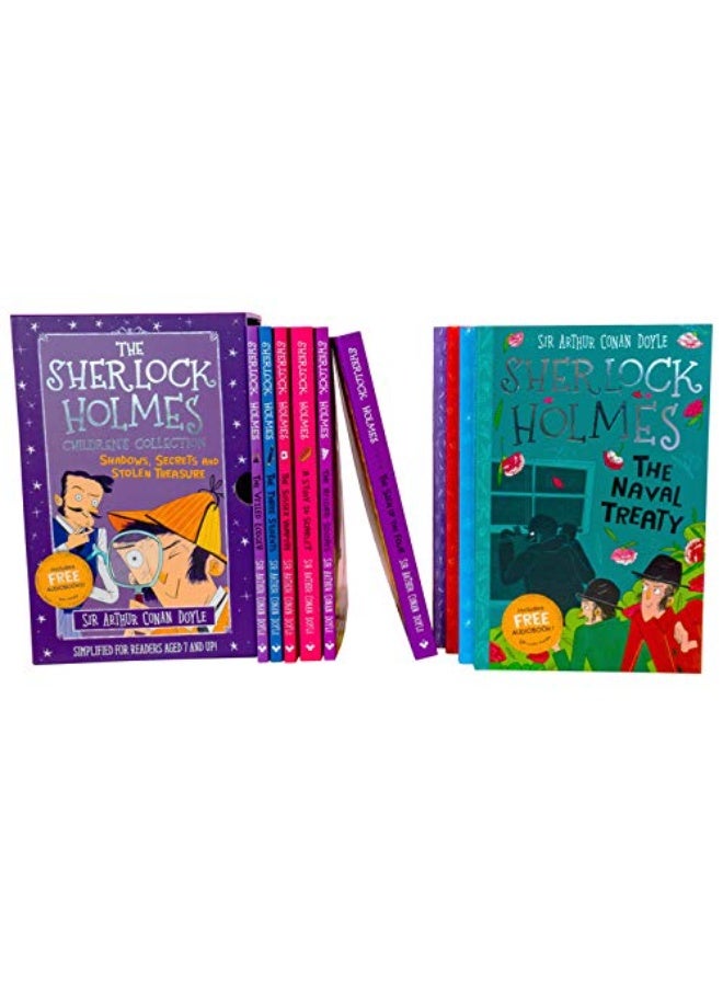 The Sherlock Holmes Children's Collection: Shadows, Secrets and Stolen Treasure 10 Book Box Set - Image 3