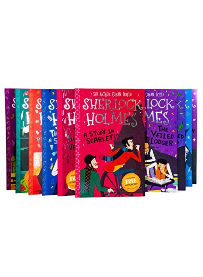 The Sherlock Holmes Children's Collection: Shadows, Secrets and Stolen Treasure 10 Book Box Set - Image 2