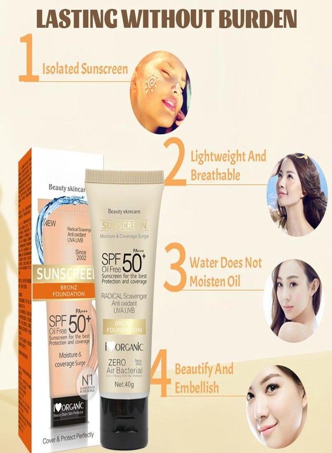 Rosarden Natural Face & Body Sunscreen SPF 50, Moisturizing Broad Spectrum Sun Protection - Image 3