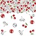 Merrystorm Cherry Disco Ball Party Decoration 200Pcs Cherry Bachelorette Party Confetti Disco Ball Cherry Fruit Theme Table Decor for Women Bar Party Wedding Bachelorette Bridal Shower Birthday Party Supplies - Image 4