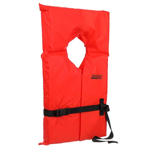 SEACHOICE 85580 Life Vest, Type II Personal Flotation Device â€“ Orange â€“ Adult XL - Image 2