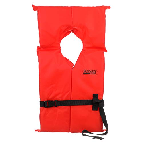 SEACHOICE 85580 Life Vest, Type II Personal Flotation Device â€“ Orange â€“ Adult XL - Image 1