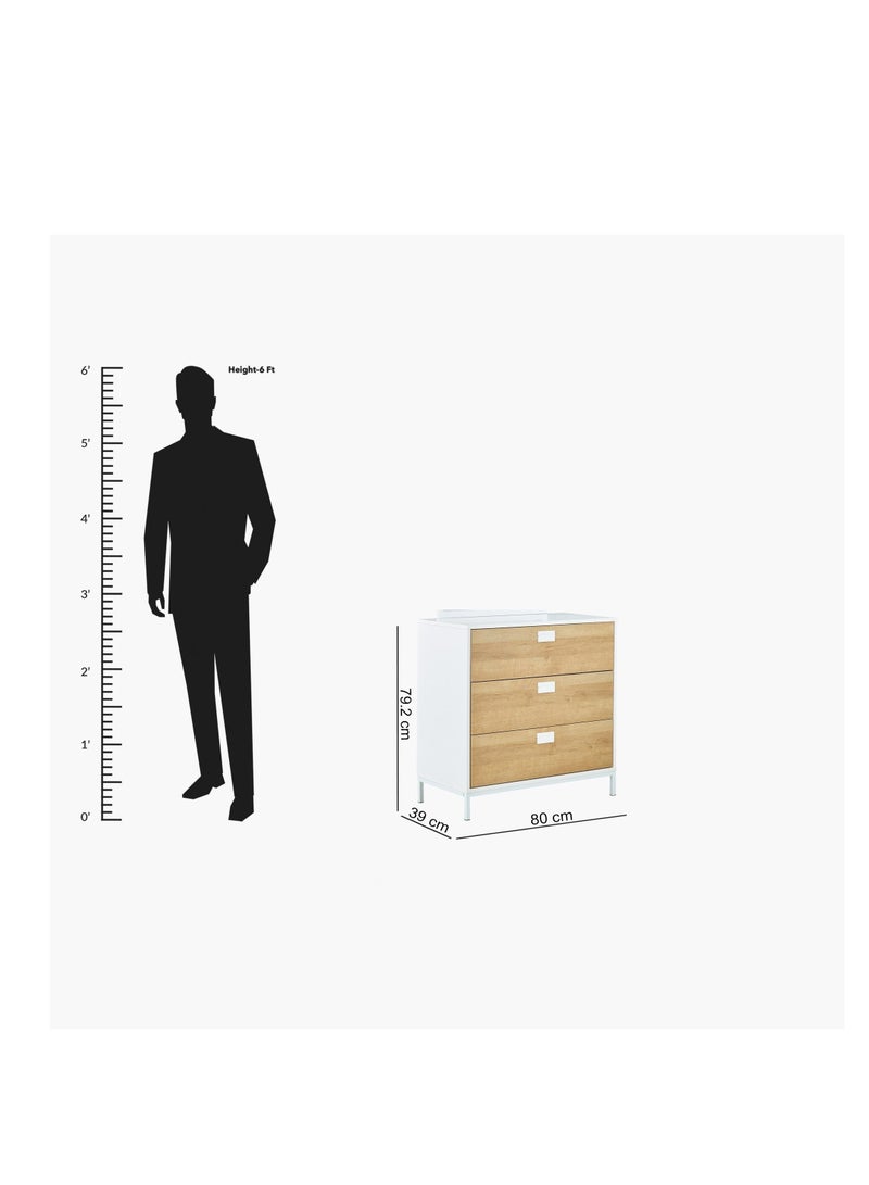 Home Box Lyon 3-Drawer Young Dresser Without Mirror - Image 5