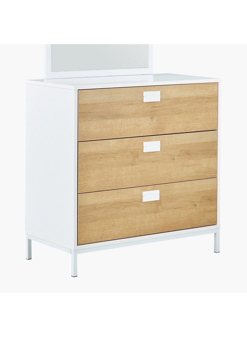 Home Box Lyon 3-Drawer Young Dresser Without Mirror - Image 1