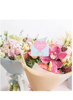 KASTWAVE 30 Pieces Metal Wire Floral Picks Wire Place Card Holder Stand 13 Inch Table Name Number Picture Holder Clips Menu Note Memo Holder for Wedding Birthday Baby Shower Party Favor  - Image 5