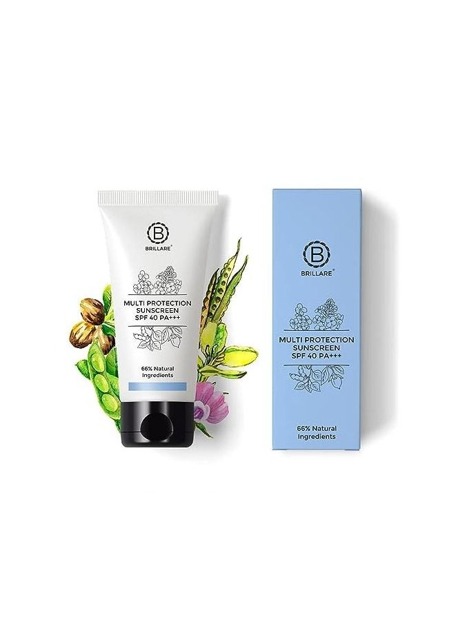 BRILLARE Brillare Multi-Protect Sunscreen SPF 40, PA+++  - Image 1