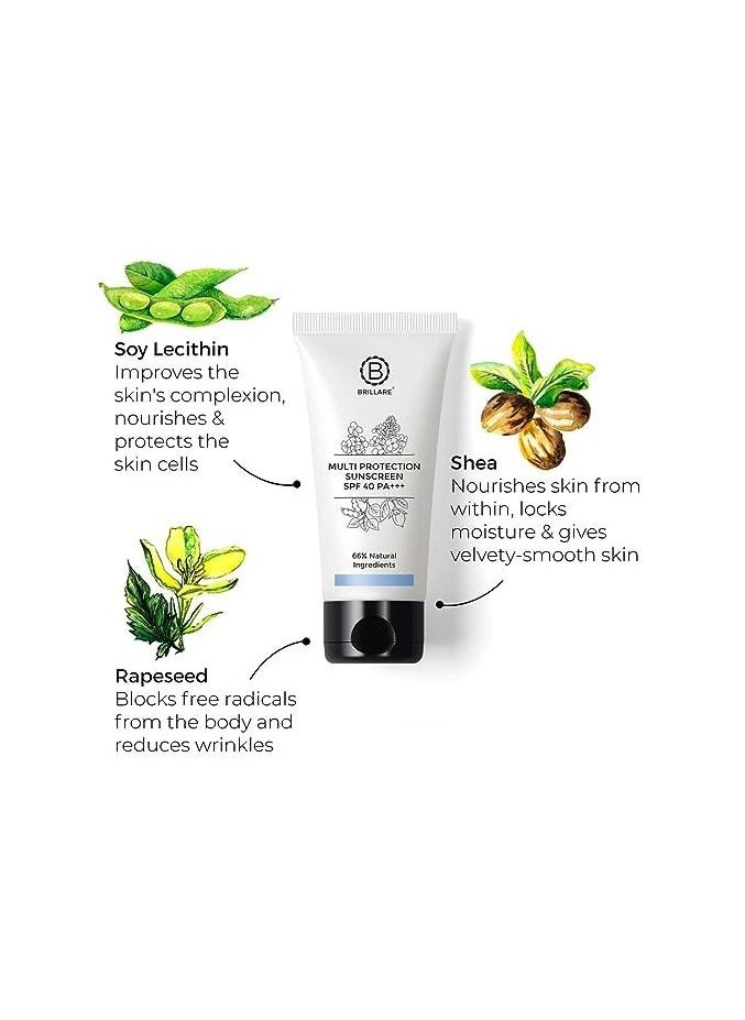BRILLARE Brillare Multi-Protect Sunscreen SPF 40, PA+++  - Image 3