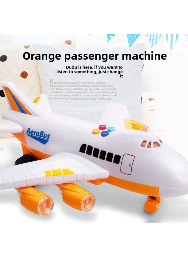 Large Airplane Kidsren's Toy Remote Control Car Model Electric Fall-resistant Passenger Airplane Boy And Girl Baby Early Education-Color:[rechargeable Version] Blue Large Remote Control Aircraft + 1 Lithium Battery With Early Education Content-Scale:Official Standard  - Image 4