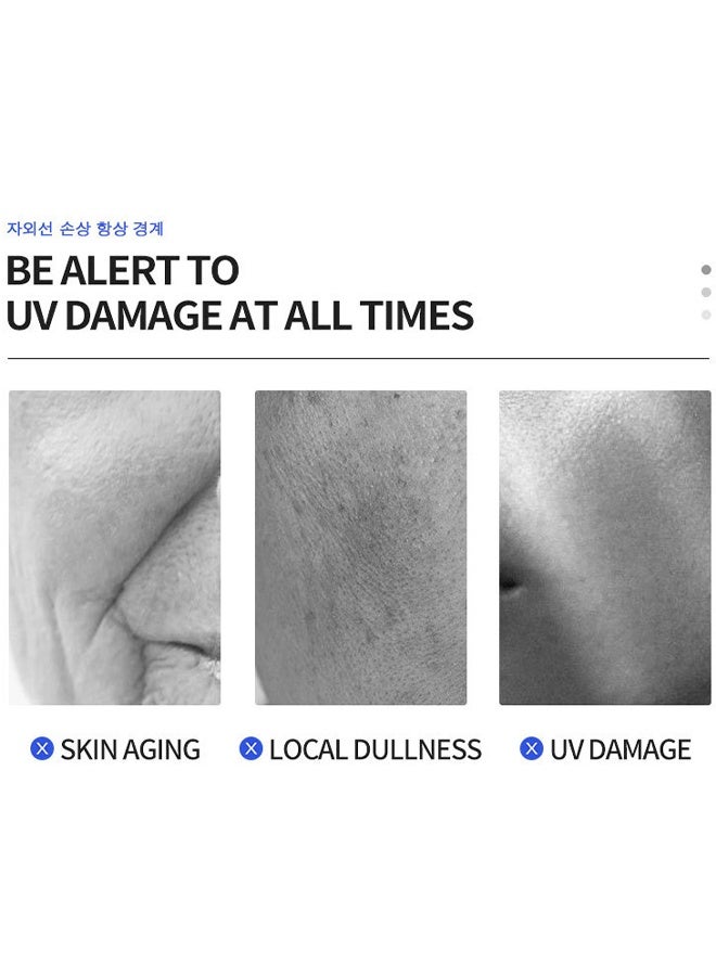 DELEVENTH Isolation Sunscreen, SPF 50+ PA+++ Sunscreen Cream 50g . it has the effect of concealer skin and sunscreenin one.When used, it ismoisturized and not greasy, effectivblocking daily UV damage.Protects Facial Skin, Neck & Arms - Image 3