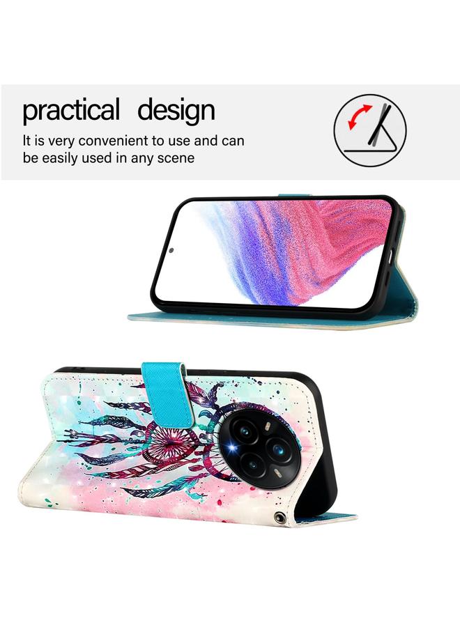S-TOP Case For Realme 14 Pro+ 5G 3D Painting Horizontal Flip Leather Phone Case - Image 4