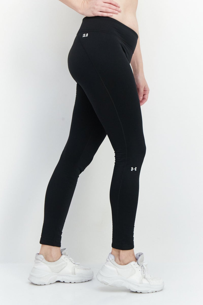 UNDER ARMOUR Women Sportswear Fit Brand Logo Training Leggings, Black - Image 4