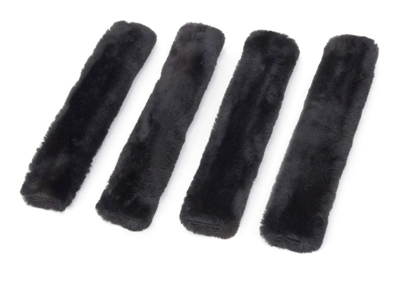 PowerTye SHEEPTEX Synthetic Sheepskin Plush SoftTye Covers  4Pack