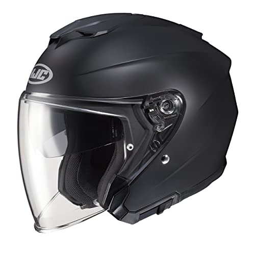 HJC i30 Solid Natural Motorcycle Helmet, DOT Approved (Semi Flat Black, XX-Large) - Image 1