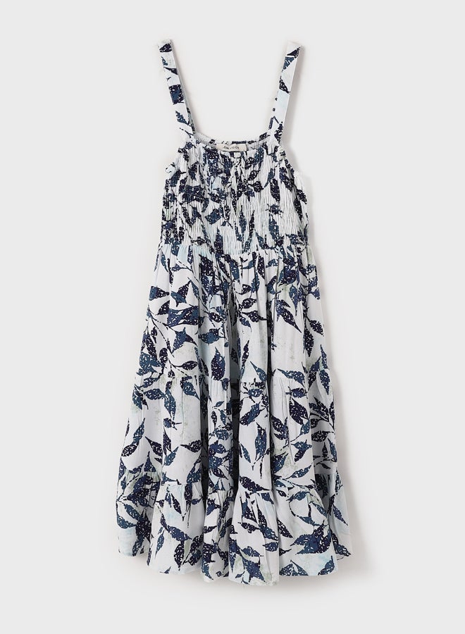 LC WAIKIKI Square Collar Floral Strap Women'S Dress - Image 1