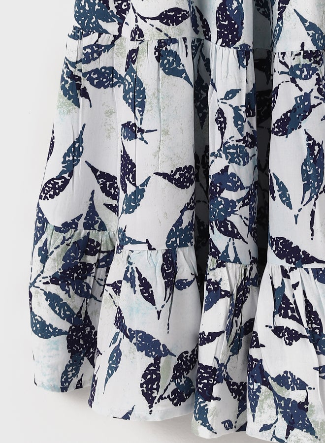 LC WAIKIKI Square Collar Floral Strap Women'S Dress - Image 3