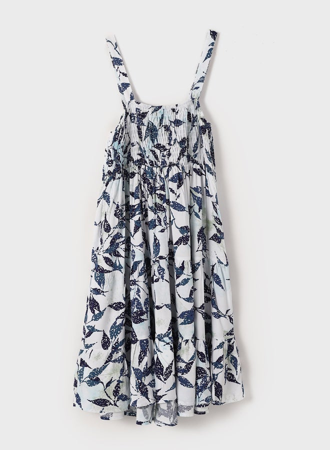 LC WAIKIKI Square Collar Floral Strap Women'S Dress - Image 2