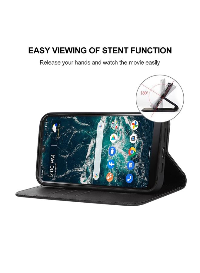 S-TOP Case For Nokia C200 Magnetic Closure Leather Phone Case - Image 4