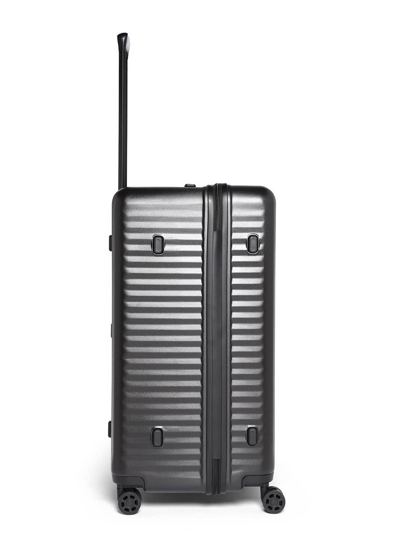 Echolac Celestra 75cm Hardcase Non-Expandable 4 Double Wheel Check-In Luggage Trolley Black - Image 3