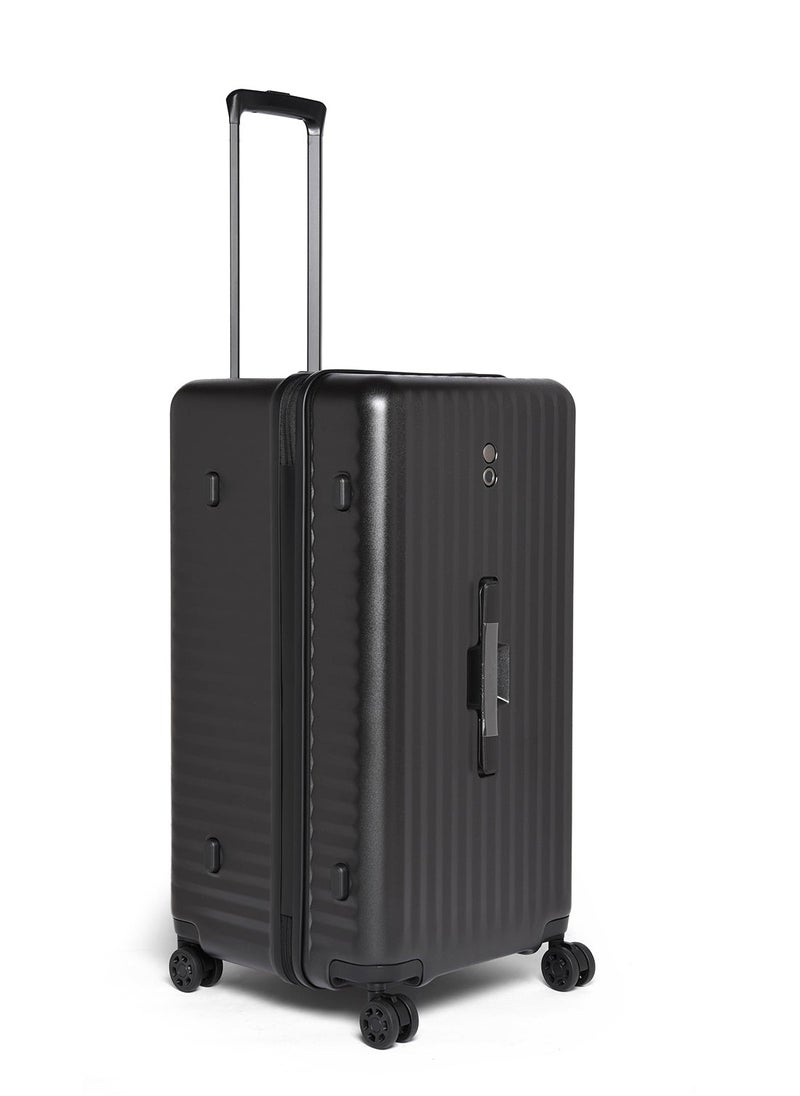 Echolac - Celestra 75cm Hardcase Non-Expandable 4 Double Wheel Check-In Luggage Trolley Black - Image 1