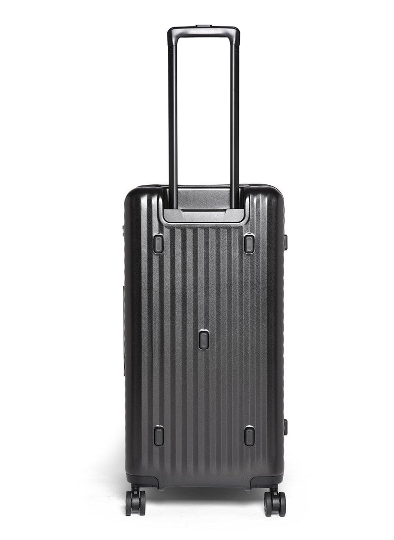 Echolac - Celestra 75cm Hardcase Non-Expandable 4 Double Wheel Check-In Luggage Trolley Black - Image 1