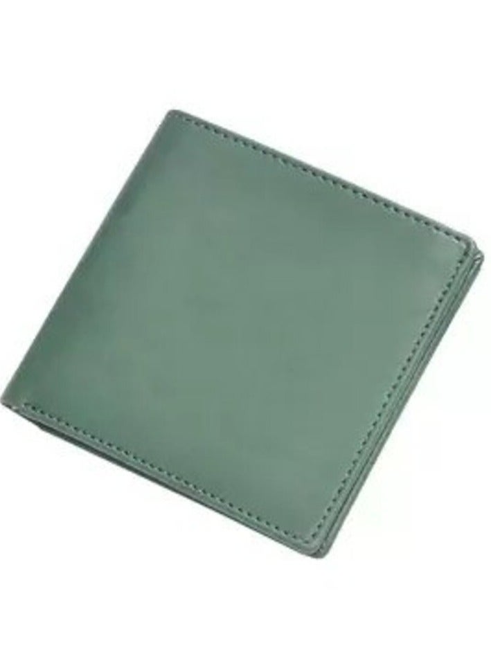 إف اي أس  محفظة FIS إيطالية PU 10x10.5 سم، أخضر - FSPQWALLETPUGR