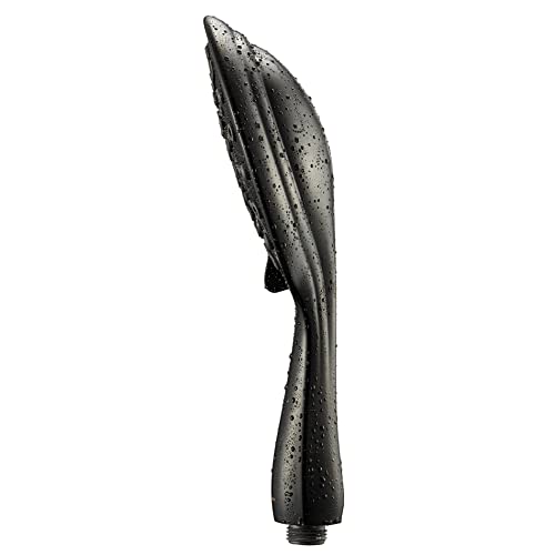 Couradric Handheld Shower Head, 6" Oil-Rubbed Bronze Face 6 Spray Setting Shower Head with High Pressure, Brass Swivel Ball Mount and Extra Long Flexible Stainless Steel Hose - Image 4