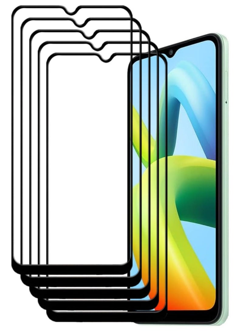 ACLIX 5 Pieces Antistatic ESD Dustproof Premium Quality High Definition Tempered Glass Screen Protector Designed For Xiaomi Redmi A1+ - Image 1