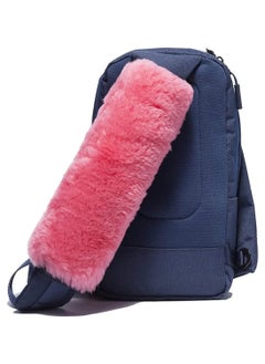 Moro Moro Fluffy Fur Car Seat Belt Shoulder Pads – Soft & Comfortable Protection Pack of 4  - Image 4