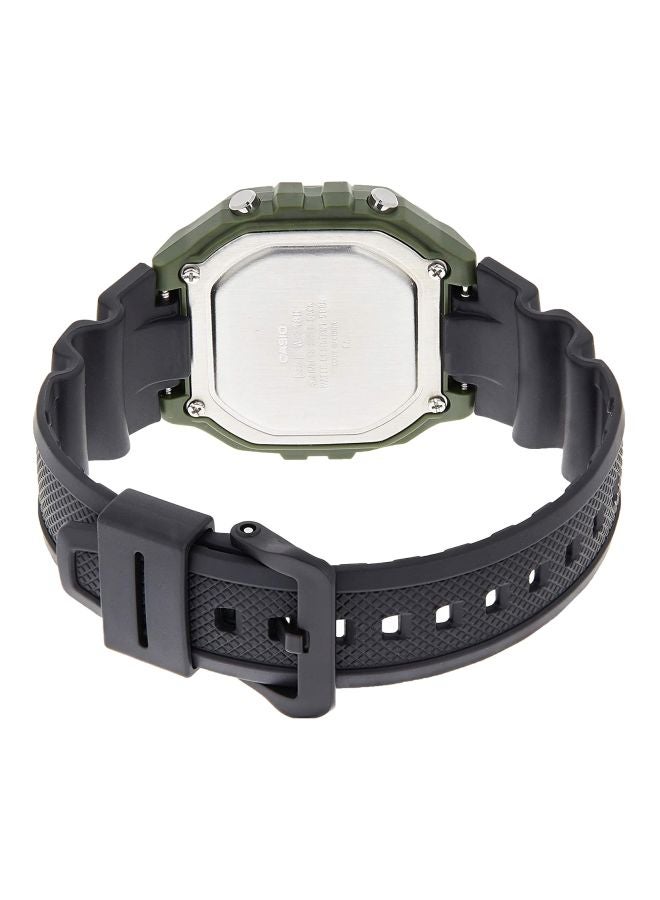 CASIO Men Youth Digital Watch W-218H-3AVDF - 44 mm - Black - Image 2