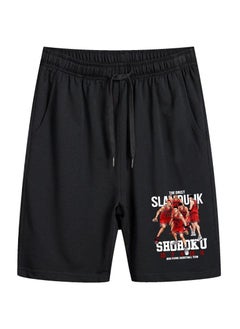 KUYING New Slam Dunk Master Printed Loose Five Point Casual Pants  - Image 1