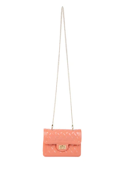 London Rag Pink Jelly Quilted Sling Bag