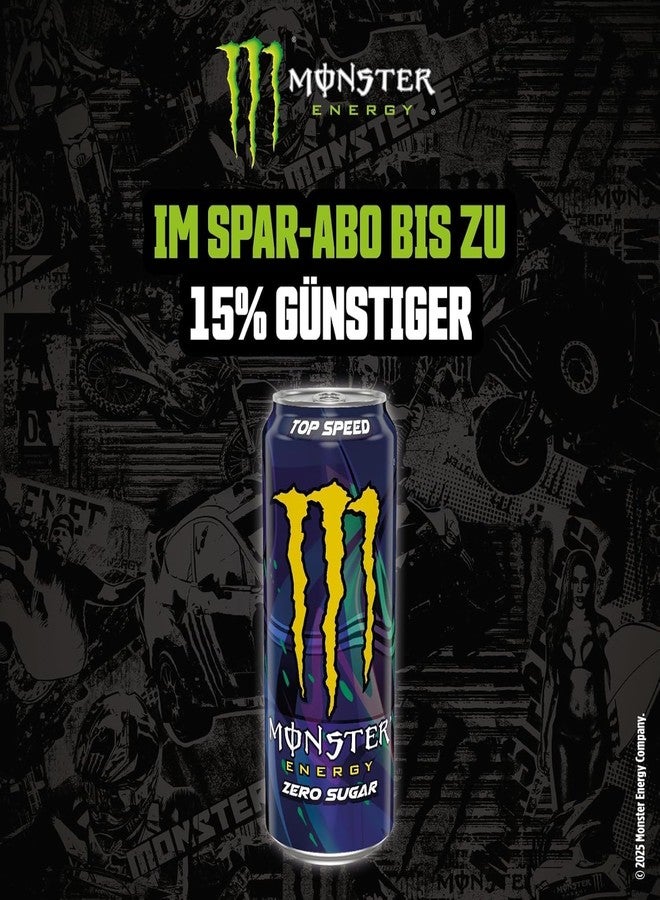 Monster Energy Drink, Zero Sugar, Lewis Hamilton Edition, Each 500ml X Pack of 4, (Product Of USA) From DECADENT FOODS - Image 5