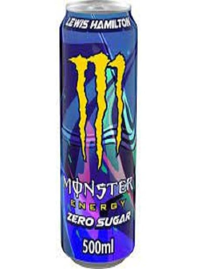Monster Energy Drink, Zero Sugar, Lewis Hamilton Edition, Each 500ml X Pack of 4, (Product Of USA) From DECADENT FOODS - Image 4