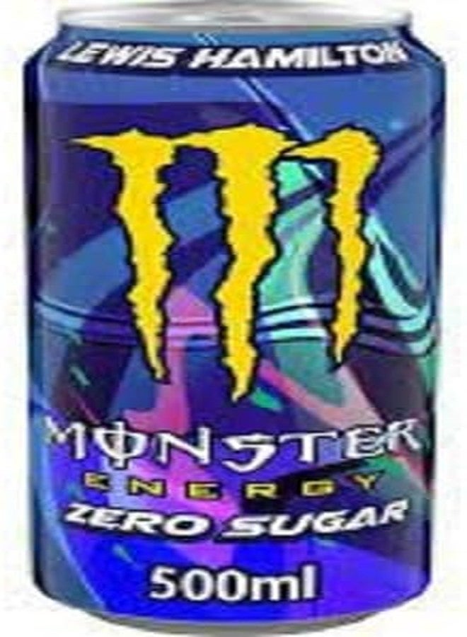 Monster Energy Drink, Zero Sugar, Lewis Hamilton Edition, Each 500ml X Pack of 4, (Product Of USA) From DECADENT FOODS - Image 2