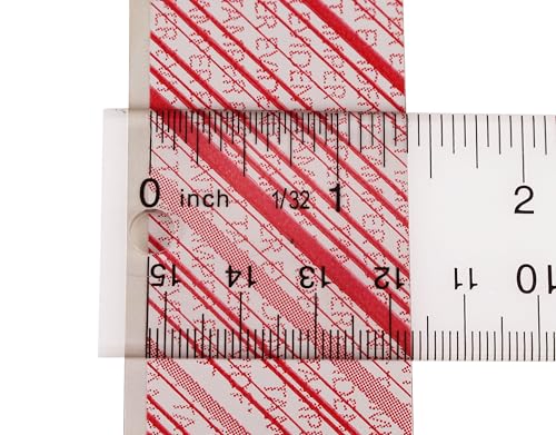 ChromaLabel 1-3/8" 1.375 Inch Tamper Proof Tape, Anti Tamper Tape, 480 Inch Roll in Dispenser Box, Red and White with Diagonal Lines - Image 3