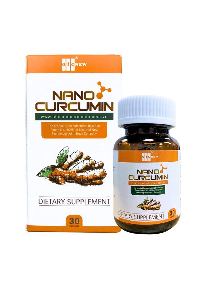 OIC NEW Nano Curcumin - 30 Capsules - Nano Technology Increases Absorption Up to 99.9%, Promotes Digestive System, Relieves Gastric and Beautifies The Skin - Image 1