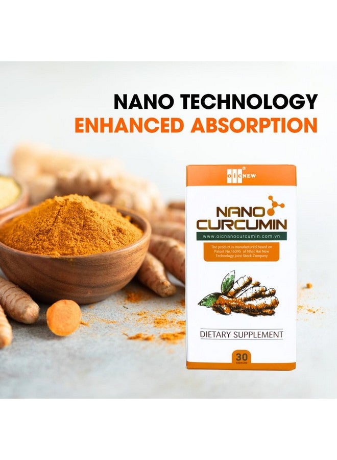 OIC NEW Nano Curcumin - 30 Capsules - Nano Technology Increases Absorption Up to 99.9%, Promotes Digestive System, Relieves Gastric and Beautifies The Skin - Image 3