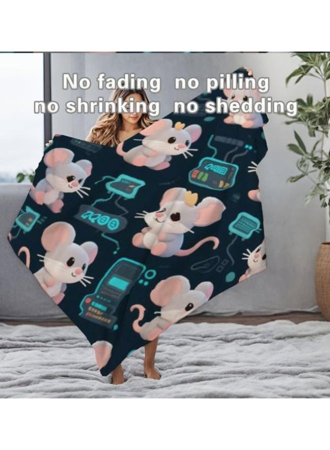 general Baby and children's cartoon flannel thin blanket (warm and comfortable, suitable for sleep, game use) 70cm*100cm - Image 2