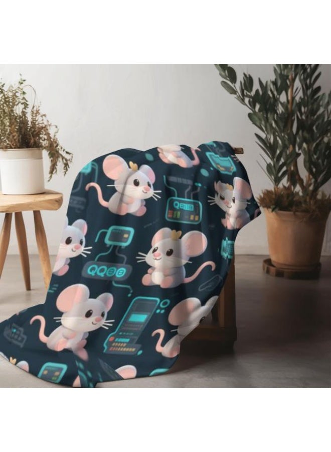 general Baby and children's cartoon flannel thin blanket (warm and comfortable, suitable for sleep, game use) 70cm*100cm - Image 4