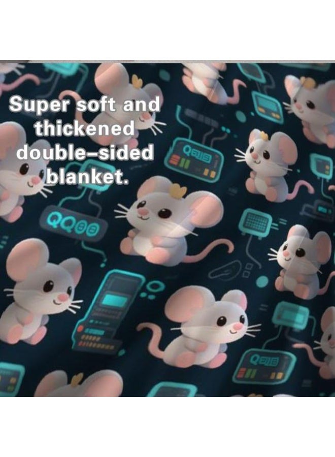 general Baby and children's cartoon flannel thin blanket (warm and comfortable, suitable for sleep, game use) 70cm*100cm - Image 5