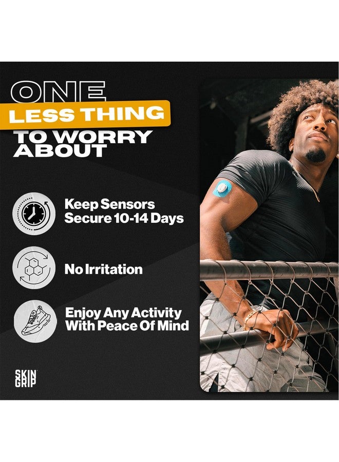 Skin Grip Adhesive Patches Compatible with Dexcom G7 & Stelo CGM with Cutout - Waterproof & Sweatproof Cover for Continuous Glucose Monitor Sensor, Stays Secure for 10-15 Days - 20 Pack, Rainbow Pack - Image 2