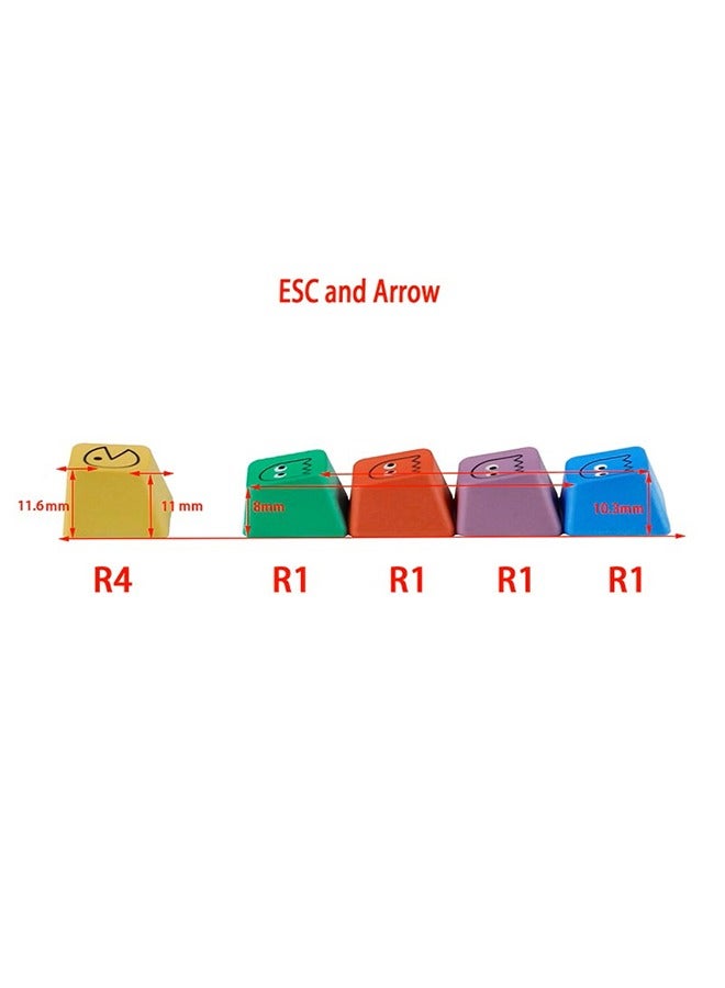 PBT Key Caps Personalized Sublimation Keycaps for MX Mechanical Gaming Keyboard, 5 Keys  - Image 5