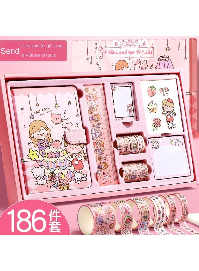 186 Pieces Of Hand-account Stickers This Book Suit Hand-account Books, Full Set Of Tools, Materials, Stickers, Books For Hand-account Materials  - Image 3