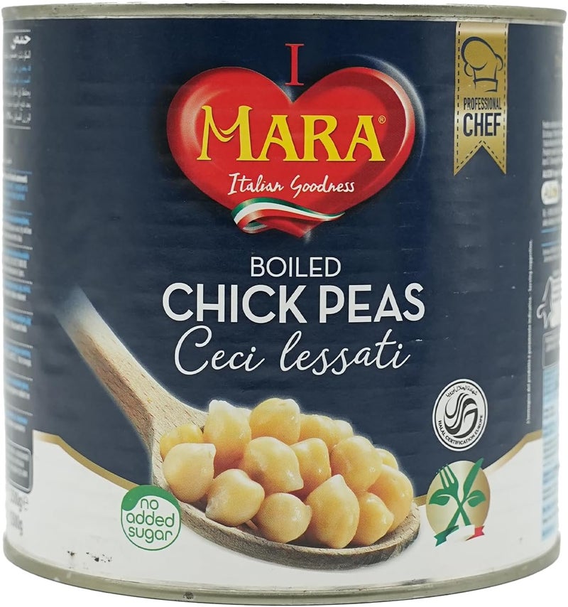 Mara Boiled Chickpeas 2.5 kg - High Quality Legumes - Image 1