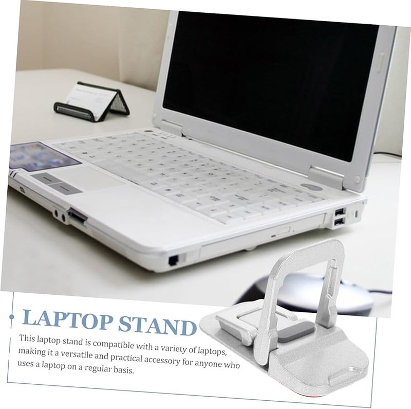 SECFOU 2 Pack Laptop Stand Riser Ergonomic Aluminum Holder Portable Desk for Home Office Notebooks - Image 3